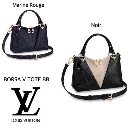 Louis Vuitton V 2019 20AW Casual Style 2WAY Plain Leather Office Style Elegant Style 