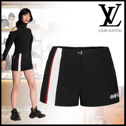 Louis Vuitton 2020 SS Short Casual Style Nylon Street Style Plain Cotton Logo 1A60X0 1A60XZ 1A60XY 1A60XX 1A60XW 1A60XV 