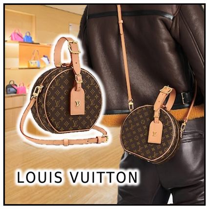 Louis Vuitton PETITE BOITE CHAPEAU brown shoulder bags M43514 