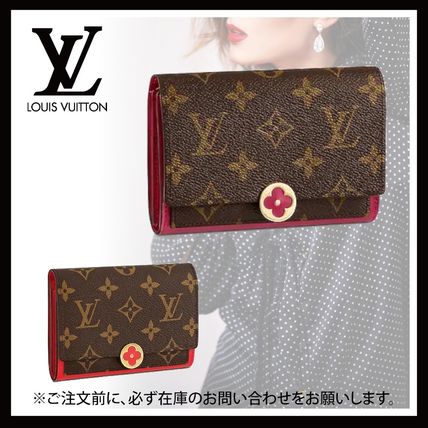 Louis Vuitton MONOGRAM 2018 SS Flore Compact Wallet M64587 M64588 
