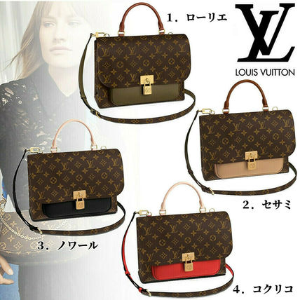 Louis Vuitton MARIGNAN Monogram Canvas 2WAY Leather Crossbody Logo Handbags M44286 M44259 M44257 M44800 