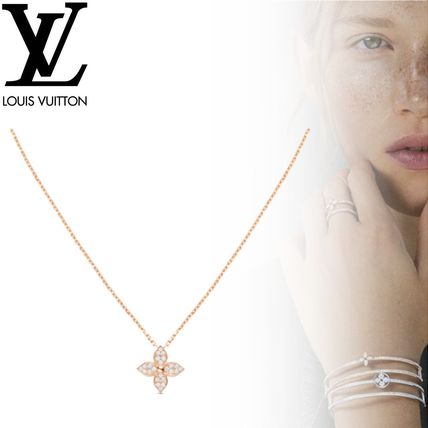Louis Vuitton 2020 SS Star Blossom Pendant Pink Gold And Diamonds Q93710 