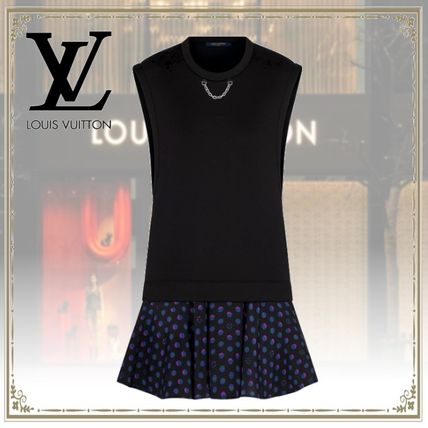 Louis Vuitton 2020 21AW Trompe L'Oeil Sleeveless Mini Dress 1A83NT 