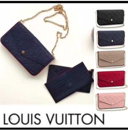 Louis Vuitton MONOGRAM EMPREINTE Monogram Leather Crossbody Shoulder Bags 