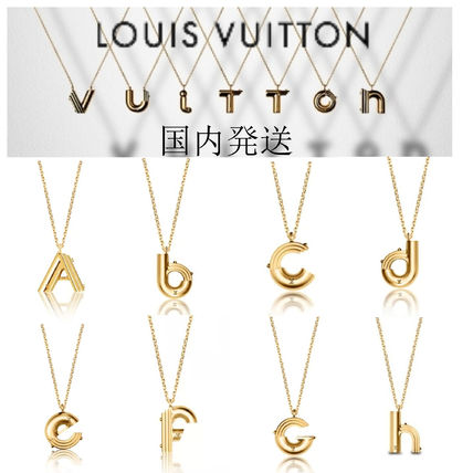 Louis Vuitton 2018 19AW Lv &amp; Me Necklace Letter F M61056 