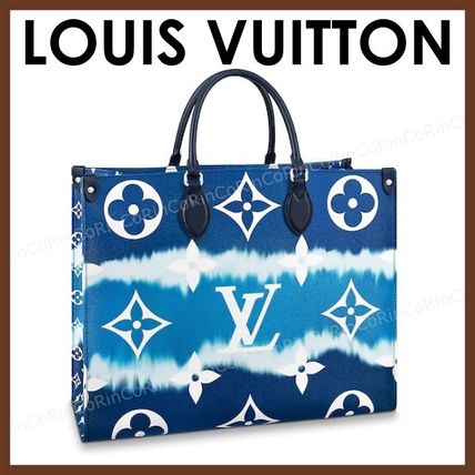 Louis Vuitton 2020 SS Monogram Casual Style Collaboration Logo Totes 