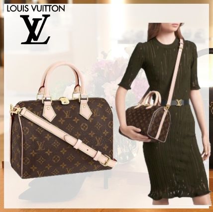 Louis Vuitton 2020 SS Monogram Calfskin Bag in Bag 2WAY Leather Logo M41113 