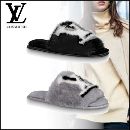 Louis Vuitton 2019 20AW Unisex Blended Fabrics Slippers Co ord Logo Shoes 