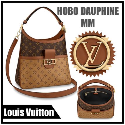 Louis Vuitton MONOGRAM 2020 SS Street Style Leather Totes 