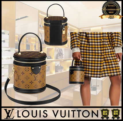 Louis Vuitton Monogram Casual Style Vanity Bags 2WAY Bi color Leather 