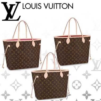 Louis Vuitton 2020 SS Monogram Casual Style Leather Elegant Style Logo Totes M40995 M41177 M41178 
