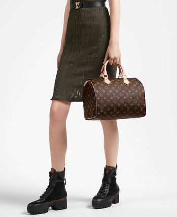 Louis Vuitton SPEEDY 2020 Cruise Monogram Casual Style Unisex Street Style Plain Leather 