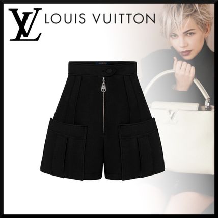 Louis Vuitton 2020 SS Short Wool Silk Plain Shorts 1A7TMS 