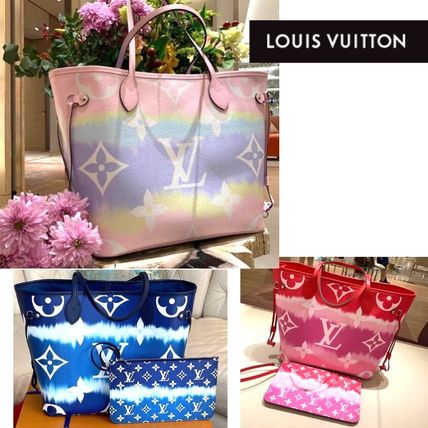 Louis Vuitton NEVERFULL 2020 SS Monogram Casual Style Canvas A4 Logo Totes M45127 M45270 M45128 