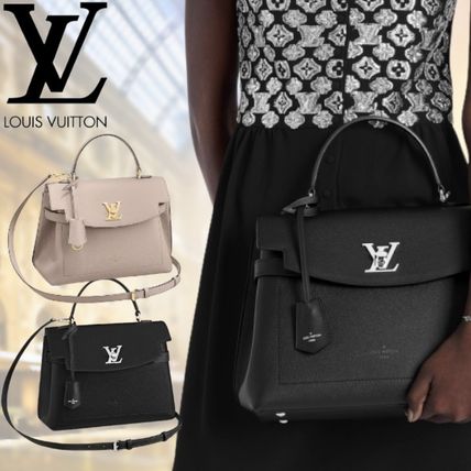 Louis Vuitton LOCKME 2020 SS Casual Style Plain Leather Party Style Office Style M56094 M51395 