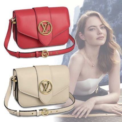 Louis Vuitton PONT NEUF 2020 21AW Casual Style Plain Leather Party Style Office Style 