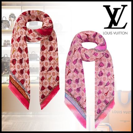 Louis Vuitton MONOGRAM 2020 SS Bubblegram Stole M76175 M76174 