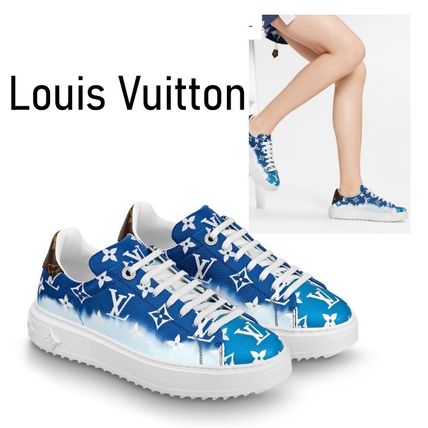 Louis Vuitton 2020 SS Monogram Rubber Sole Unisex Street Style Leather 1A7UMB 