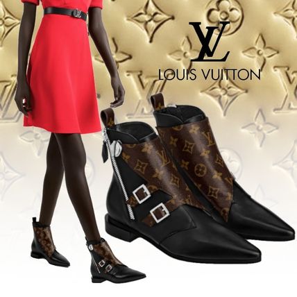 Louis Vuitton MONOGRAM 2019 SS Jumble Flat Ankle Boot 1A588C 