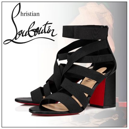 Louis Vuitton 2020 SS Casual Style Plain Block Heels Party Style Elegant Style 1201067BK01 