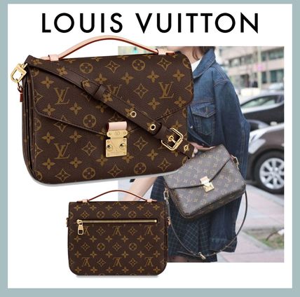 Louis Vuitton MONOGRAM Vanity Bags 2WAY Leather Crossbody Logo Shoulder Bags 