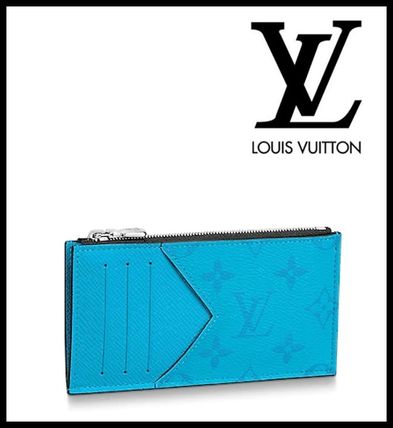 Louis Vuitton 2020 SS Leather Logo Coin Cases 