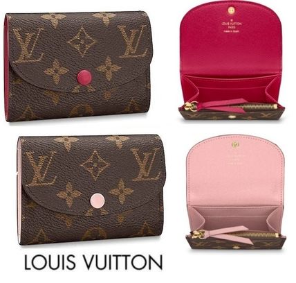 Louis Vuitton MONOGRAM Monogram Leather Small Wallet Folding Wallets 