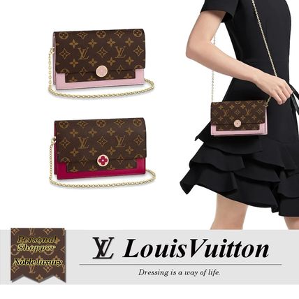 Louis Vuitton PORTEFEUILLE COMETE 2020 SS Flore Chain Wallet M67404 M67405 