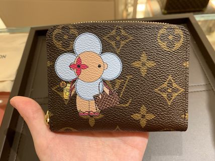 Louis Vuitton MONOGRAM 2020 SS Monogram Unisex Leather Long Wallet Small Wallet Logo M69055 