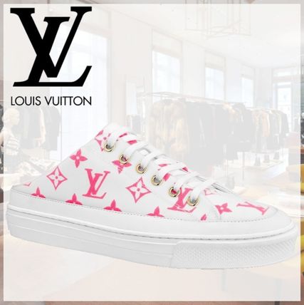 Louis Vuitton Monogram Casual Style Slippers Logo Slip On Shoes 