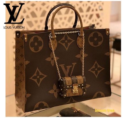 Louis Vuitton MONOGRAM Monogram Canvas Elegant Style Totes M44576 