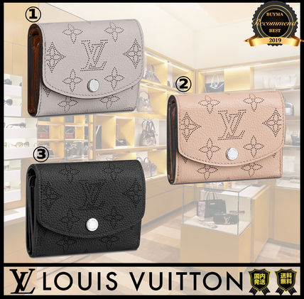 Louis Vuitton Monogram Leather Folding Wallet Small Wallet Logo 