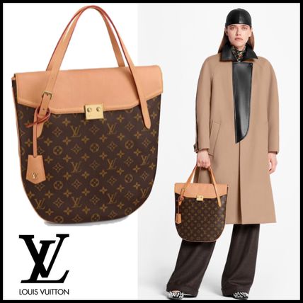 Louis Vuitton MONOGRAM 2019 20AW Monogram 2WAY Leather Logo Handbags 