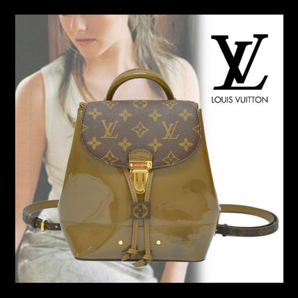 Louis Vuitton HOT SPRINGS Monogram Casual Style 2WAY Office Style Logo Backpacks 
