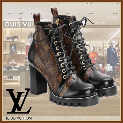 Louis Vuitton MONOGRAM 2017 18AW Star Trail Ankle Boot 1A2Y7W 