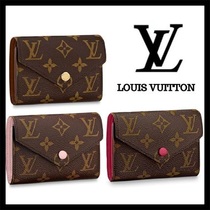 Louis Vuitton MONOGRAM Monogram Bi color Folding Wallet Logo Folding Wallets M62472 M41938 M62360 