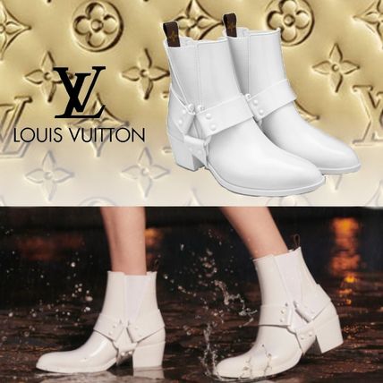 Louis Vuitton 2019 20AW Rubber Sole Mid Heel Boots 1A66Y6 