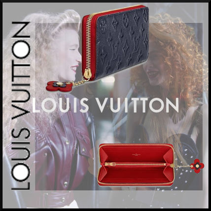 Louis Vuitton CLEMENCE Leather Logo Long Wallets S191102S2 