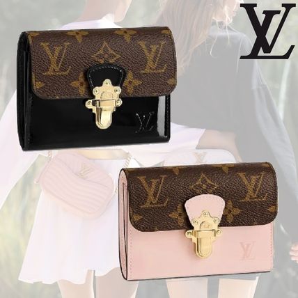 Louis Vuitton MONOGRAM 2020 SS Cherrywood Compact Wallet M61911 M61912 