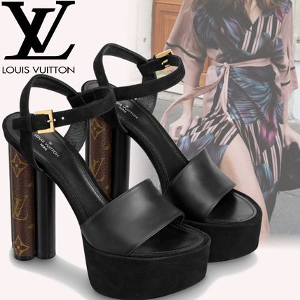 Louis Vuitton MONOGRAM 2020 SS Podium Sandal 1A7U6Z 