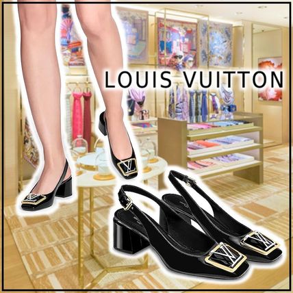 Louis Vuitton 2020 21AW 2020 21 AW MADELEINE SLINGBACK PUMP black more pumpsmules 1A6473 