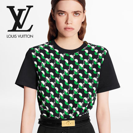 Louis Vuitton MONOGRAM Street Style U Neck Cotton Short Sleeves T Shirts 
