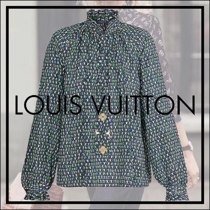 Louis Vuitton MONOGRAM 2020 SS Blouse With Monogram Flower Detail 1A60KE 
