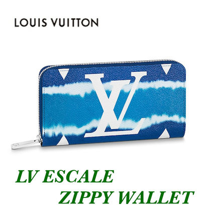 Louis Vuitton ZIPPY WALLET 2020 SS Tie dye Leather Long Wallets M68841 