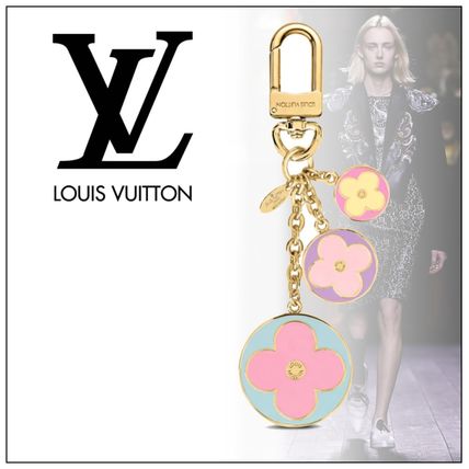Louis Vuitton 2020 21AW Flower Patterns Logo KeychainsBag Charms M69571 