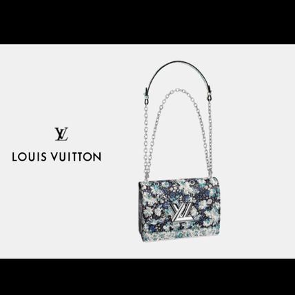 Louis Vuitton TWIST 2019 SS Flower Patterns Casual Style 2WAY Chain Leather 