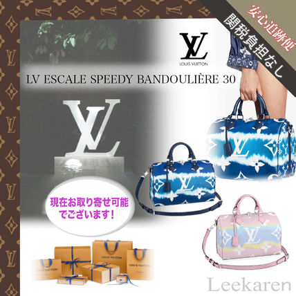 Louis Vuitton SPEEDY 2020 SS Leather Crossbody Logo BostonDuffles 