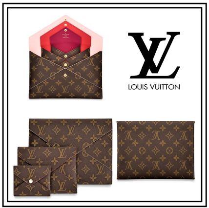 Louis Vuitton Monogram Plain Logo Coin Cases 
