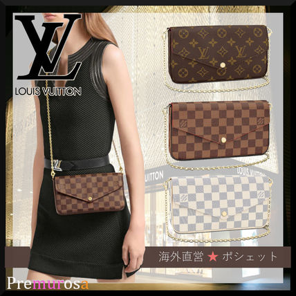 Louis Vuitton Monogram Casual Style 2WAY Leather Crossbody Formal Style N63106 N63032 M61276 