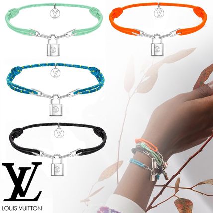 Louis Vuitton LOCKIT Casual Style Unisex Chain Silver Elegant Style Bracelets Q95867 Q95865 Q95866 Q95864 
